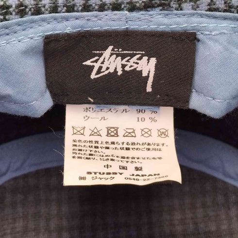 ステューシー Stussy Wool Check Big Stock Bucket Hat ウール チェック ビッグ ストック バケット ハット レディース S/M