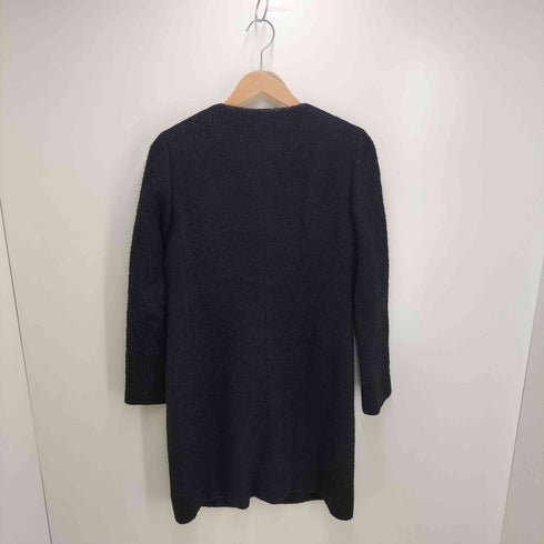 カルバンクライン CALVIN KLEIN ノーカラー ツイードコート レディース JPN:4