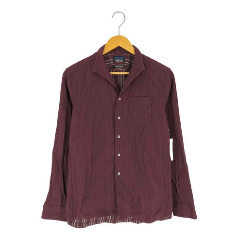 ニコルクラブフォーメン NICOLE CLUB FOR MEN ストライプ ワイヤーカラー シャツ メンズ JPN:48