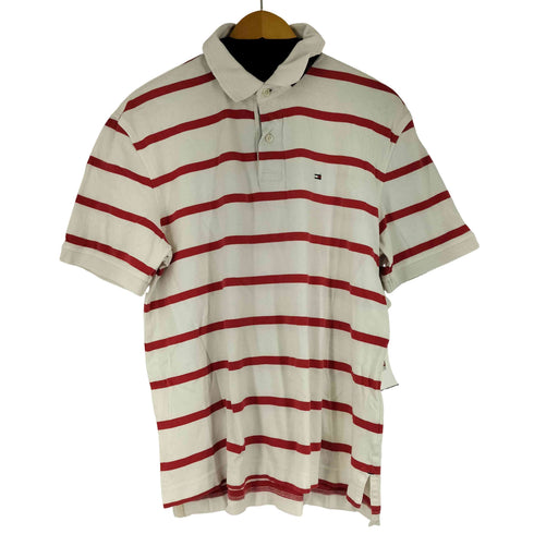 トミーヒルフィガー TOMMY HILFIGER ボーダー S/S ポロシャツ メンズ JPN:L