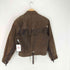 Halsey Leather pigskin ピッグレザー フリンジ コンチョ トラッカージャケット レディース FREE