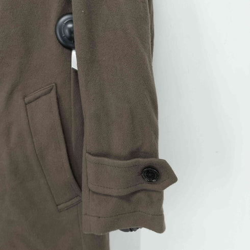 ブラックレーベルクレストブリッジ BLACK LABEL CRESTBRIDGE ウール フーテッド 裏地チェック コート メンズ import:M