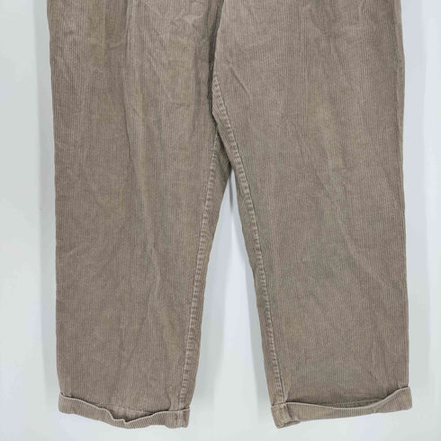クラフトアンドバロー Croft&Barrow 00S コーデュロイ コーズ 太畝 2タック ワイド チノ トラウザー パンツ ビックサイズ メンズ 38×30