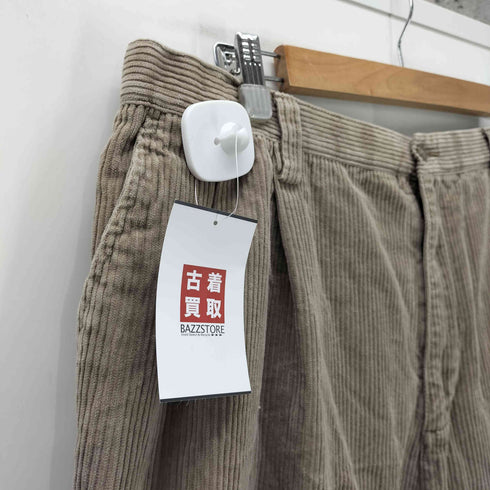 クラフトアンドバロー Croft&Barrow 00S コーデュロイ コーズ 太畝 2タック ワイド チノ トラウザー パンツ ビックサイズ メンズ 38×30