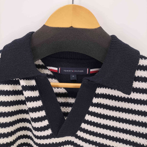 トミーヒルフィガー TOMMY HILFIGER スキッパーボーダーシャツ レディース import:M