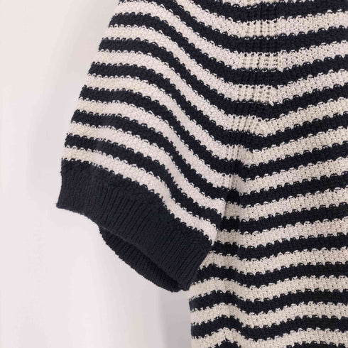 トミーヒルフィガー TOMMY HILFIGER スキッパーボーダーシャツ レディース import:M