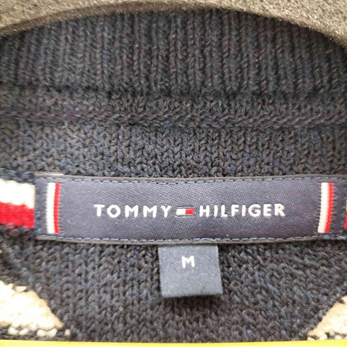 トミーヒルフィガー TOMMY HILFIGER スキッパーボーダーシャツ レディース import:M