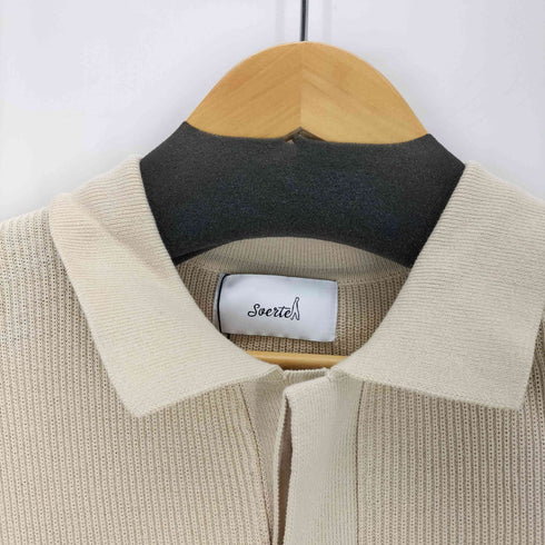 ソエルテ soerte Loose knit polo shirt メンズ JPN:2