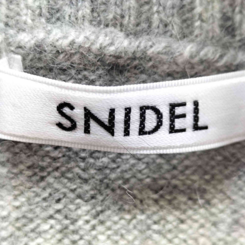 スナイデル snidel 24AW シースルーショルダーミニニット ワンピース レディース ONE SIZE