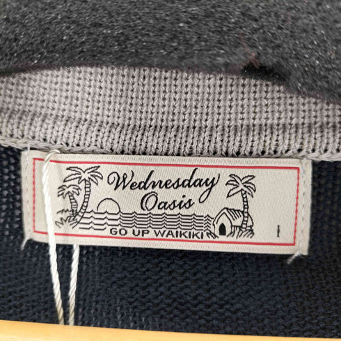 WEDNES DAY OASIS リネン混S/S ニットシャツ メンズ JPN:1
