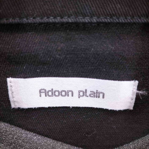 アドーンプレーン adoon plain スタンドネック ウェーブロゴブルゾン メンズ JPN:L