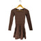 ダーリッチ Darich 24AW バルーンボーダーニットミニワンピース レディース FREE