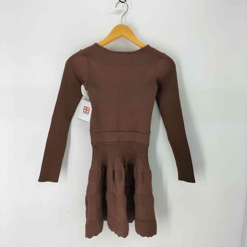 ダーリッチ Darich 24AW バルーンボーダーニットミニワンピース レディース FREE