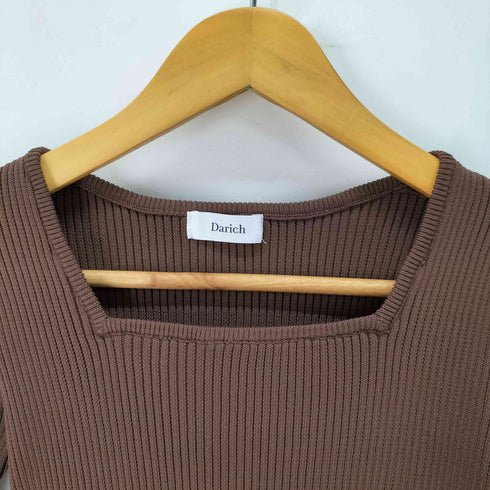 ダーリッチ Darich 24AW バルーンボーダーニットミニワンピース レディース FREE