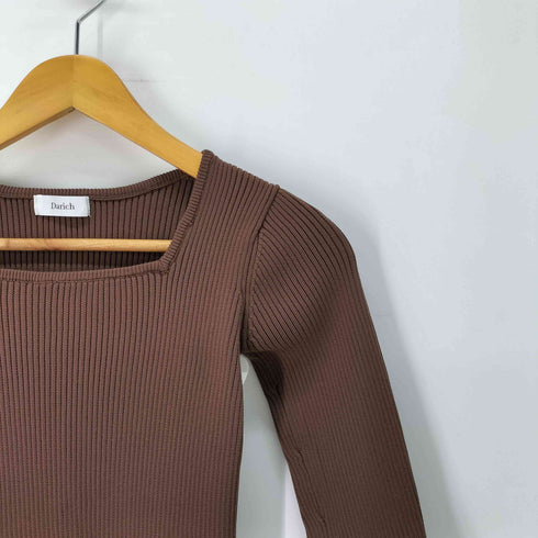 ダーリッチ Darich 24AW バルーンボーダーニットミニワンピース レディース FREE