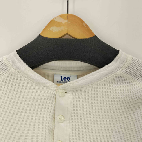 リー Lee ロゴ刺繍 ヘンリーネックL/SサーマルTシャツ メンズ JPN:L