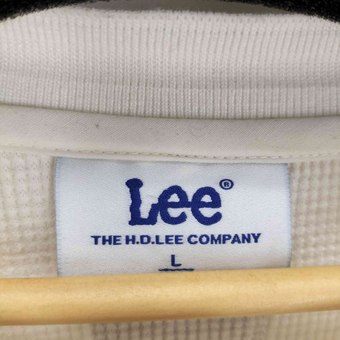 リー Lee ロゴ刺繍 ヘンリーネックL/SサーマルTシャツ メンズ JPN:L
