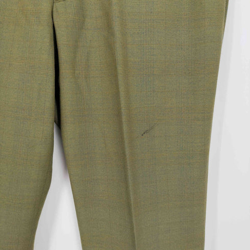 ファーラー FARAH 50-60s USA製 カムロック TALONジップ チェック センタープリーツ スラックス メンズ