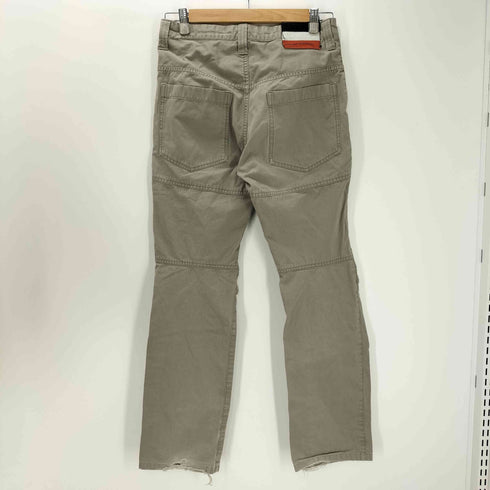 ピーピーエフエム PPFM 00S 変形 バナナ カーブ ギミック モータサイクル チノ パンツ Y2K メンズ S