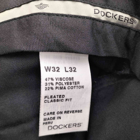 ドッカーズ DOCKERS 2タック チノ スラックス メンズ W32 L32