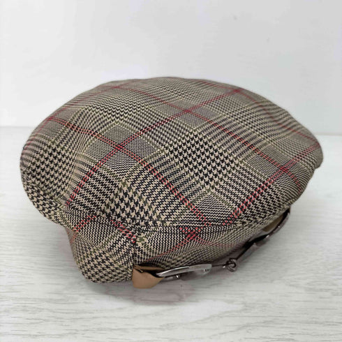 カシラ CA4LA PLAID BERET チェック柄 ホースビット ベレー帽 レディース