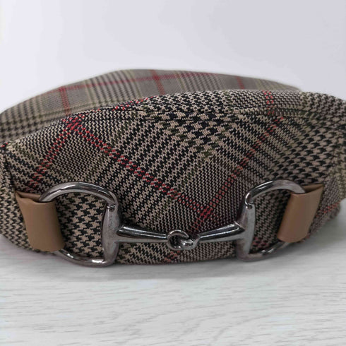 カシラ CA4LA PLAID BERET チェック柄 ホースビット ベレー帽 レディース