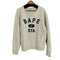 アベイシングエイプ A BATHING APE 00s 初期タグ BAPE STA CREWNECK SWEATSHIRT メンズ JPN:L
