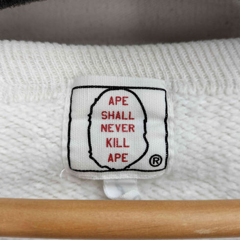 アベイシングエイプ A BATHING APE 00s 初期タグ BAPE STA CREWNECK SWEATSHIRT メンズ JPN:L