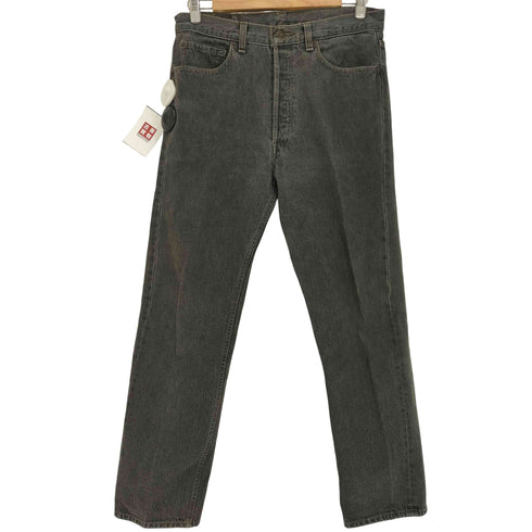 リーバイス Levis 90s USA製 ボタン裏532刻印 501 先染め ブラック デニム メンズ W33 L30