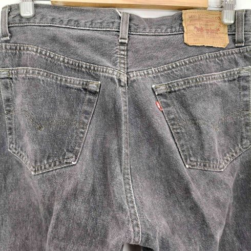 リーバイス Levis 90s USA製 ボタン裏532刻印 501 先染め ブラック デニム メンズ W33 L30