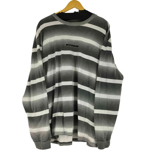 シュプリーム Supreme FADE STRIPE L/S TOP メンズ import:L