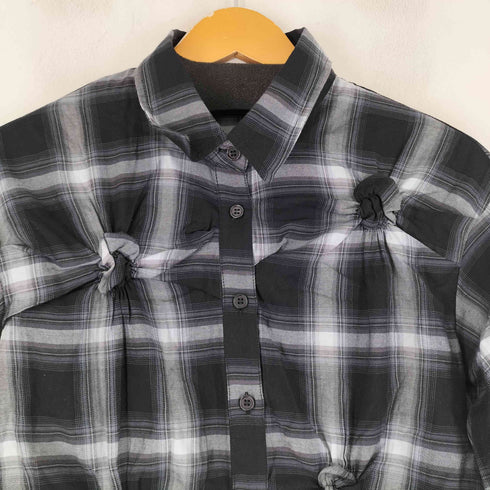 スライ SLY CHECK KNOT DETAIL シャツ レディース FREE