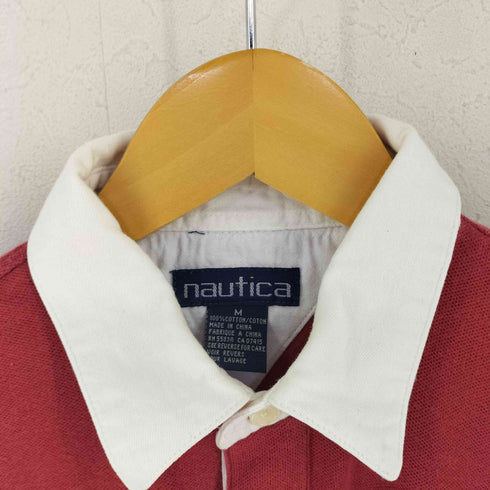 ノーティカ NAUTICA ロゴ刺繍 鹿の子 ポロシャツ メンズ M