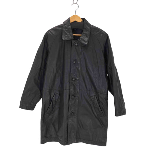 COW LEATHER 内キルティングジャケット メンズ