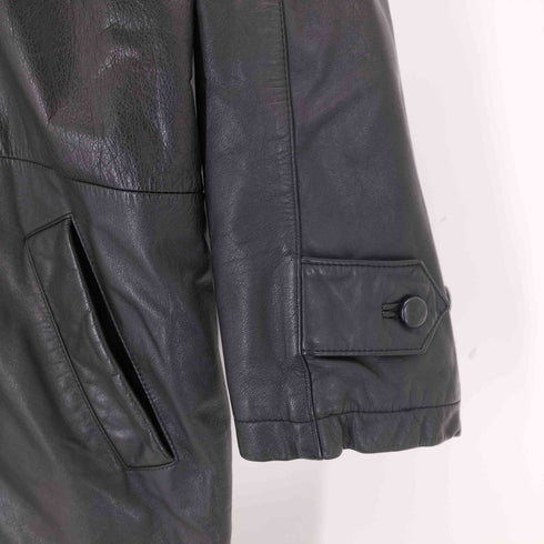 COW LEATHER 内キルティングジャケット メンズ