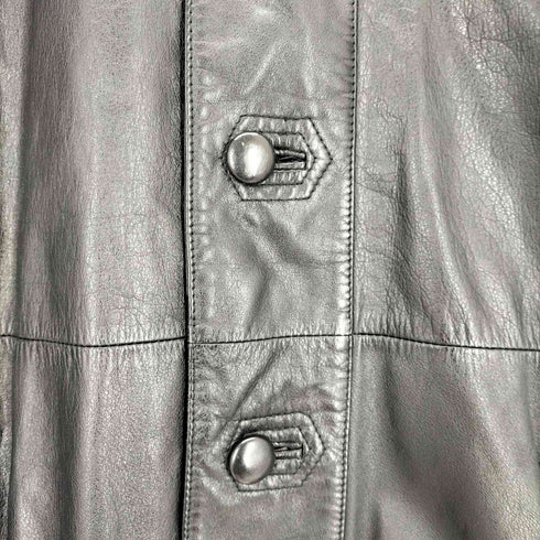 COW LEATHER 内キルティングジャケット メンズ