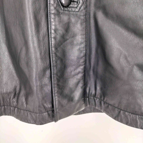 COW LEATHER 内キルティングジャケット メンズ