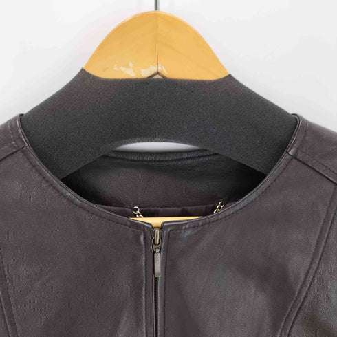 BE RADIANCE LAMB LEATHER ジャケット レディース FREE