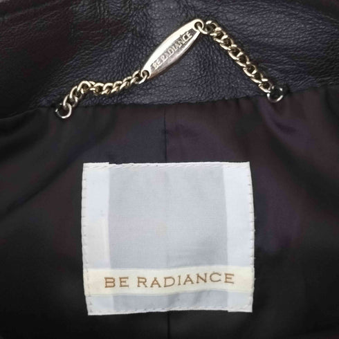 BE RADIANCE LAMB LEATHER ジャケット レディース FREE