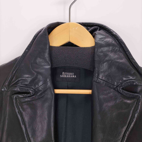 RITSUKO SHIRAHAMA LAMB LEATHER ジャケット レディース JPN:1