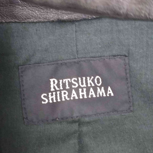 RITSUKO SHIRAHAMA LAMB LEATHER ジャケット レディース JPN:1