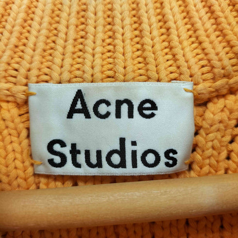 アクネストゥディオズ ACNE STUDIOS ミドルゲージ畦編みクルーネックニット レディース JPN:S