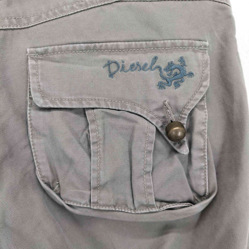 ディーゼル DIESEL ローライズ刺繍ストレートパンツ レディース US:25