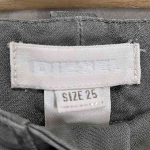 ディーゼル DIESEL ローライズ刺繍ストレートパンツ レディース US:25