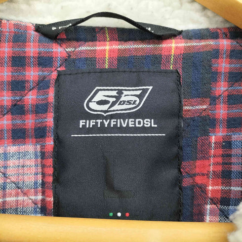 フィフティーファイブディーエスエル FIFTYFIVEDSL 裏チェックコーデュロイジャケット メンズ JPN:L