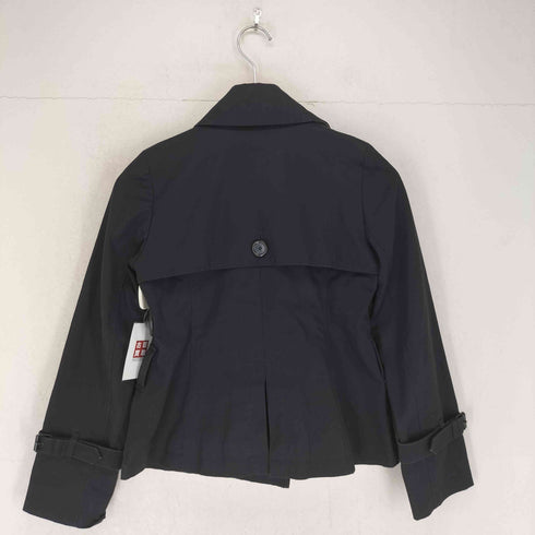 バーバリーブルーレーベル BURBERRY BLUE LABEL 裏チェック ショートトレンチ レディース JPN:36