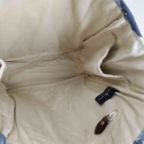 ラルフローレン RALPH LAUREN インディゴ パッチワークデザイン トートバッグ メンズ