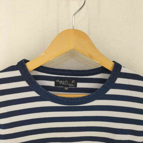 アニエスベーオム Agnes b.homme ボーダーTシャツ メンズ T0