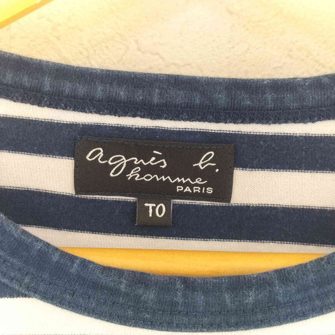 アニエスベーオム Agnes b.homme ボーダーTシャツ メンズ T0