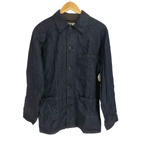 ユニクロ UNIQLO コットンリネン ユーティリティデニムジャケット メンズ JPN:S